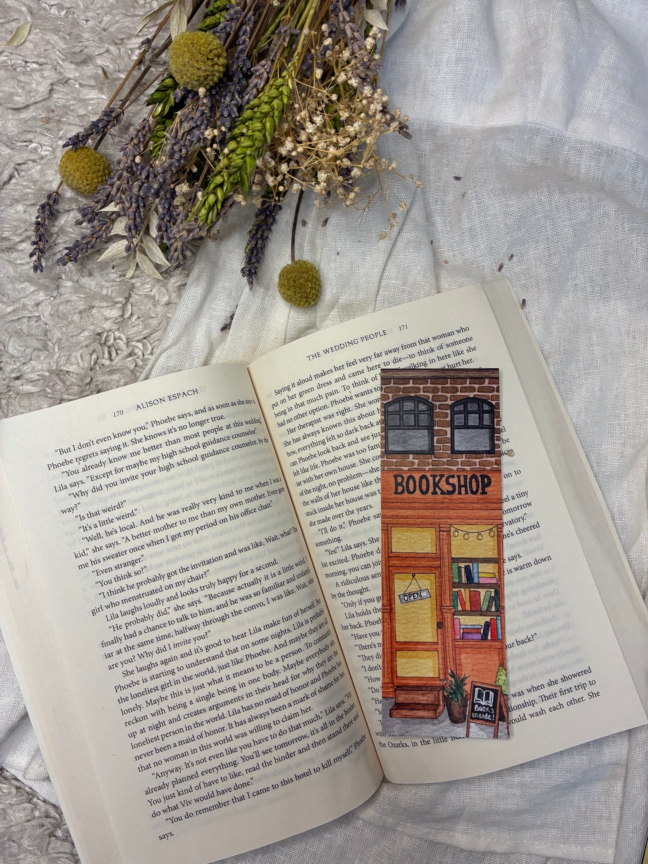 Book Shop/ Florist Double Sided Bookmark