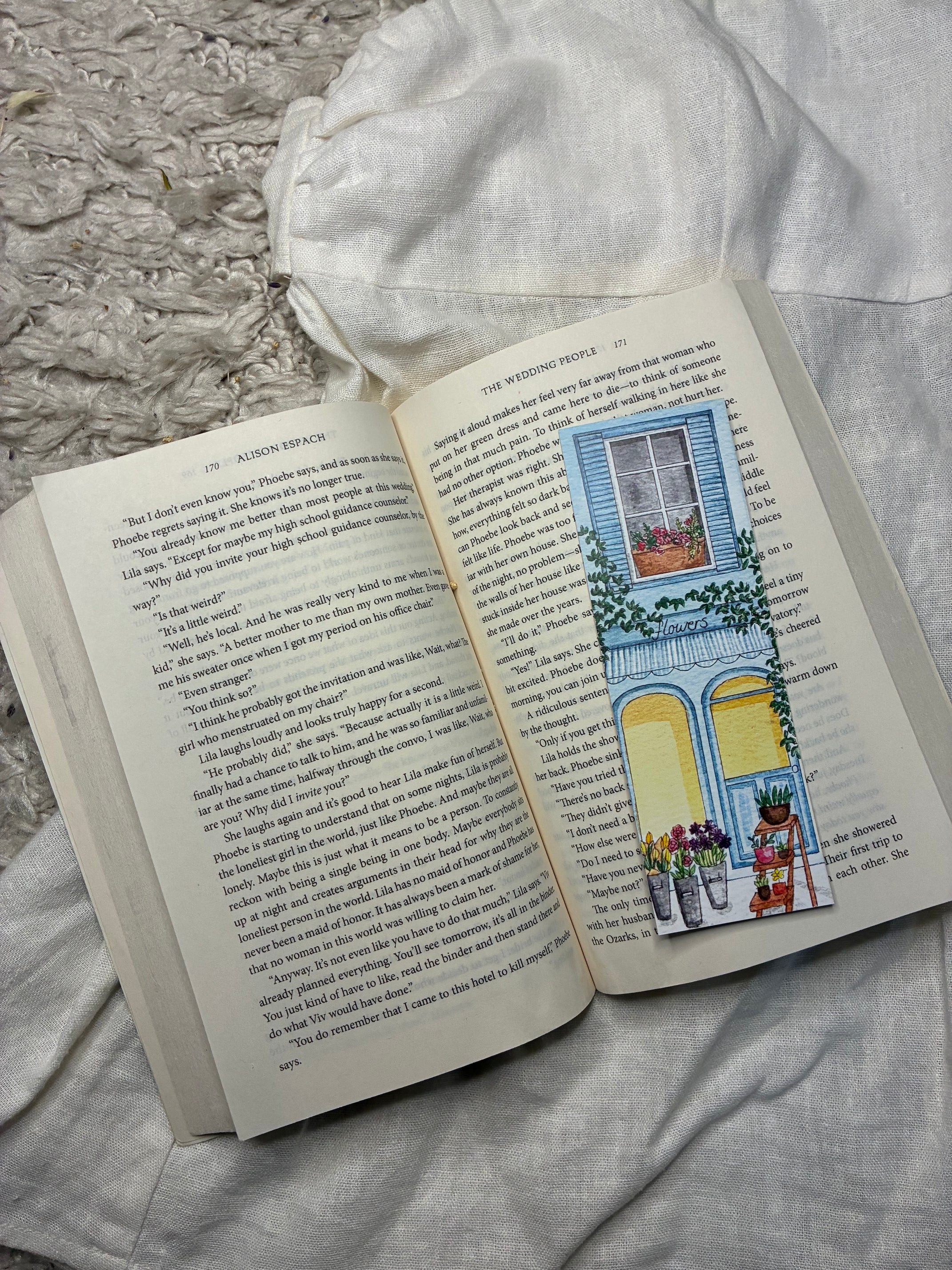 Book Shop/ Florist Double Sided Bookmark