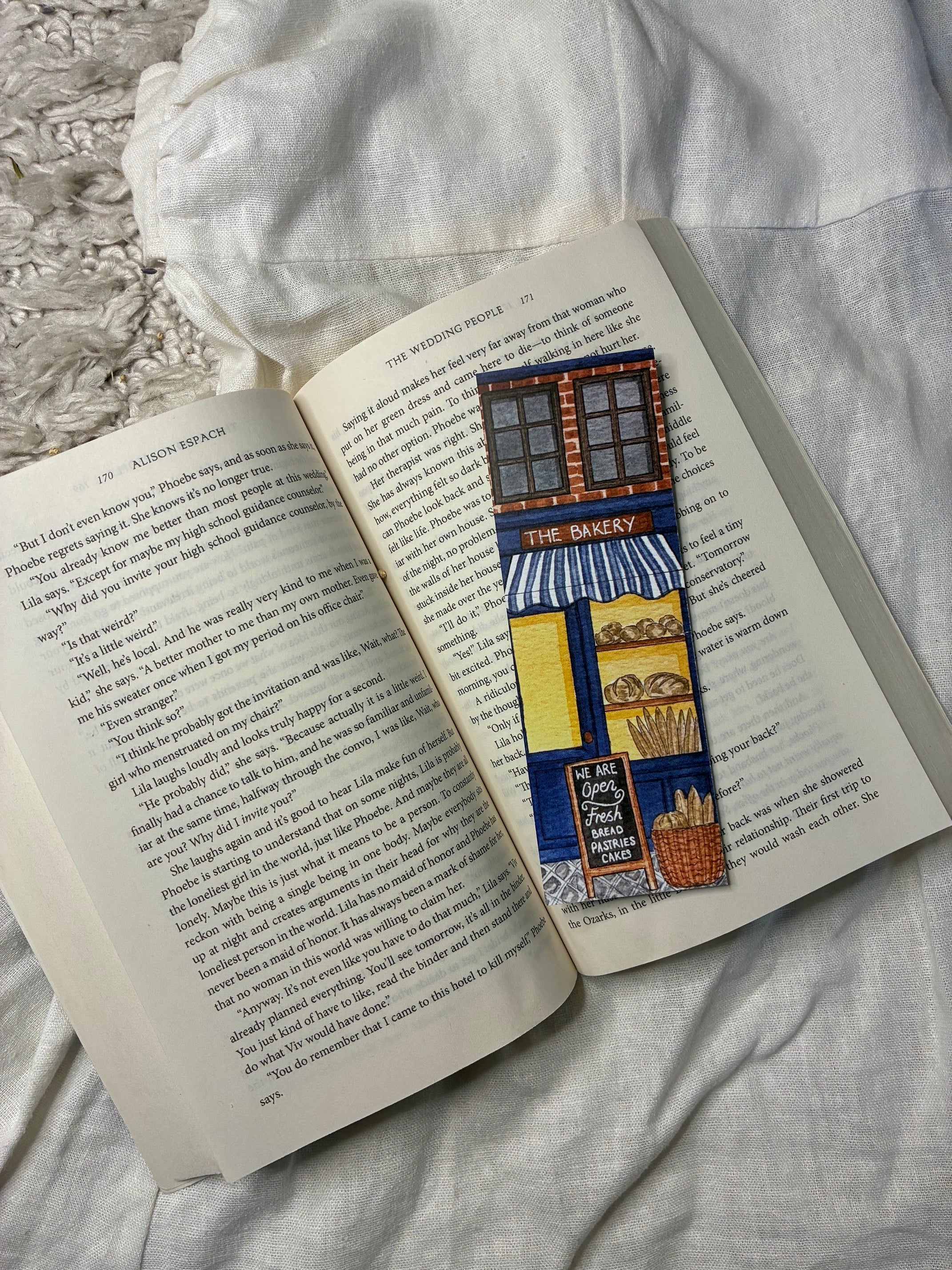 Coffee Shop / Bakery Double Sided Bookmark