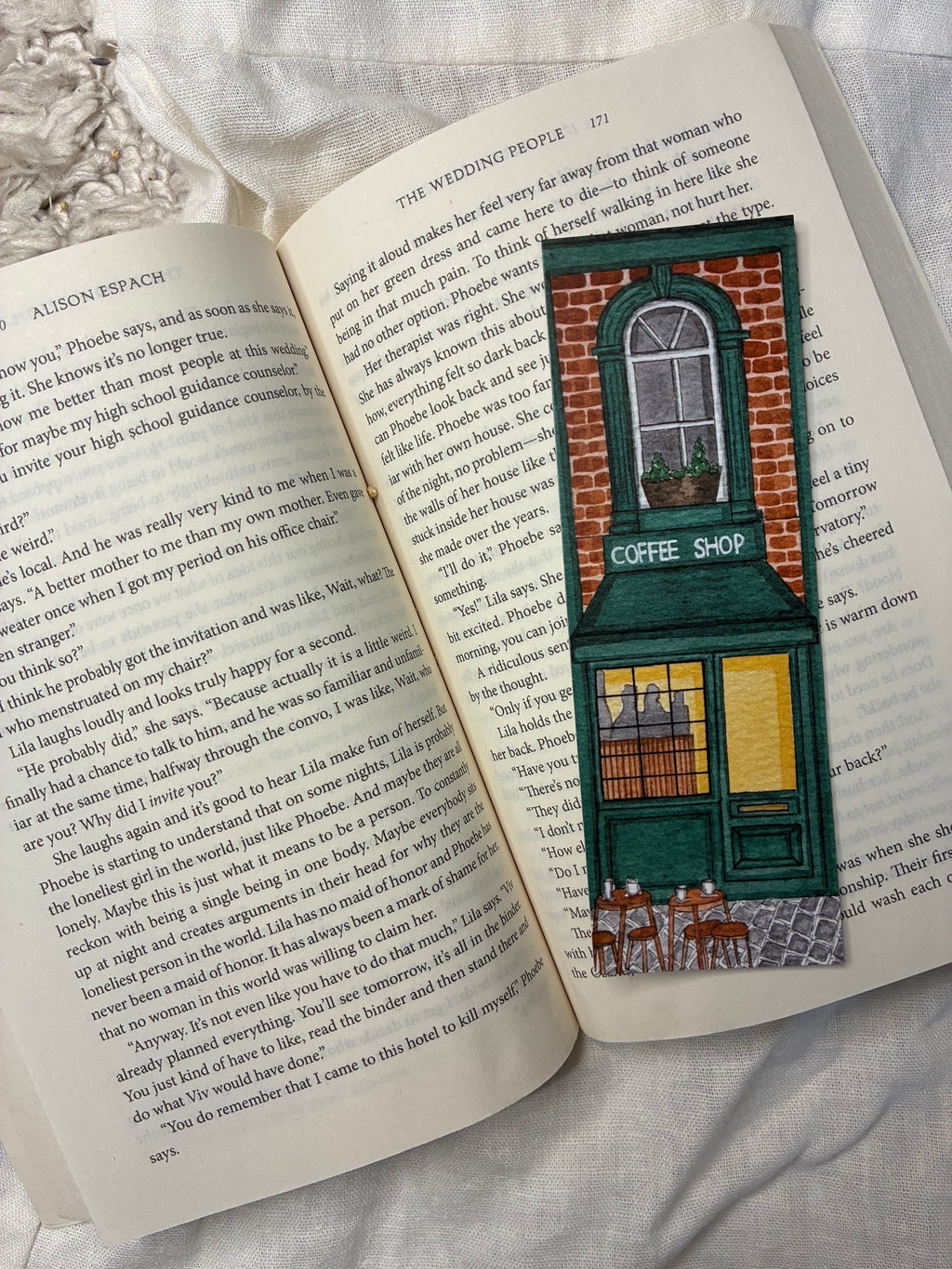 Coffee Shop / Bakery Double Sided Bookmark