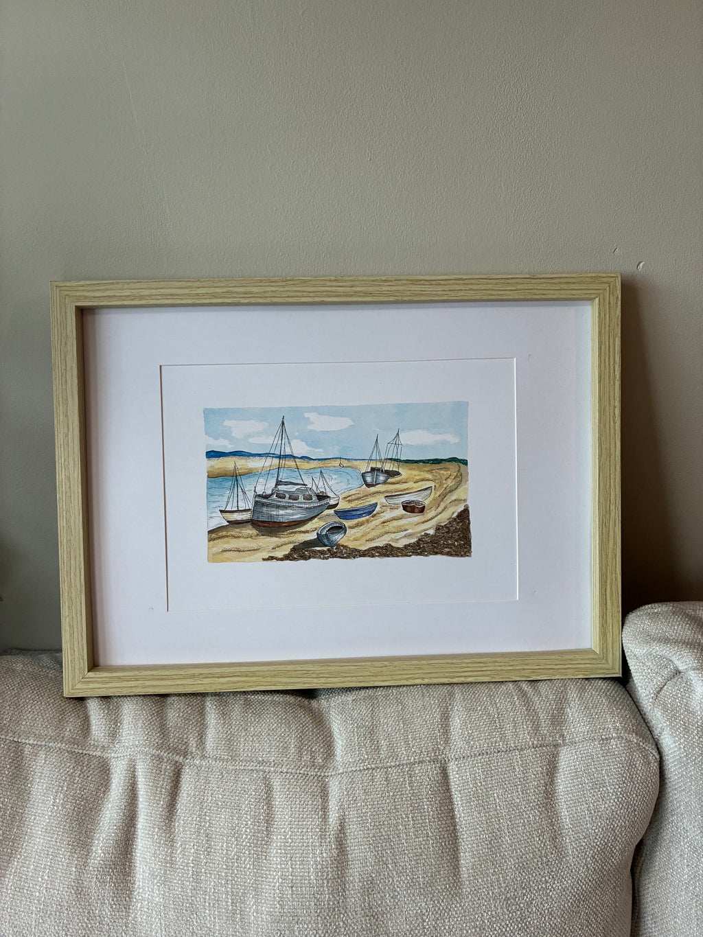 Leigh-on-Sea Fishing Boat Print A4